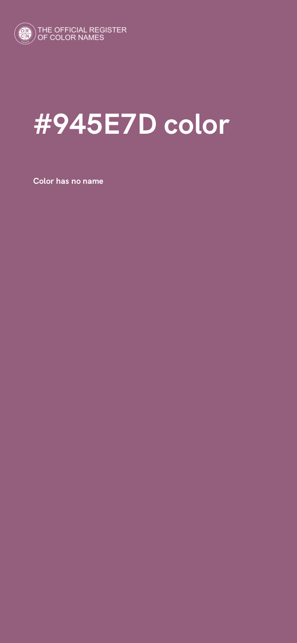 #945E7D color image