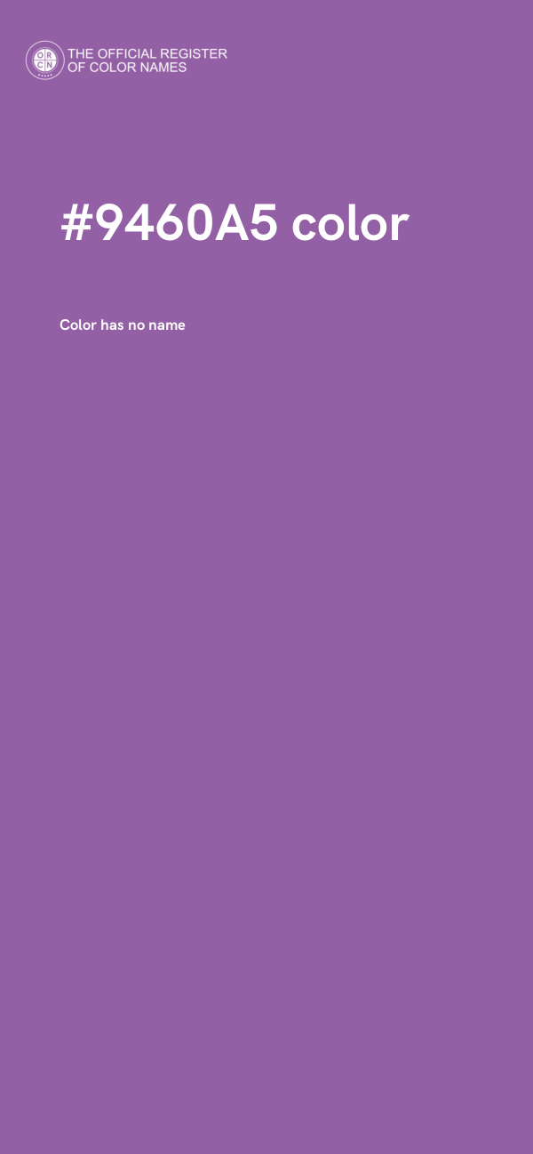 #9460A5 color image