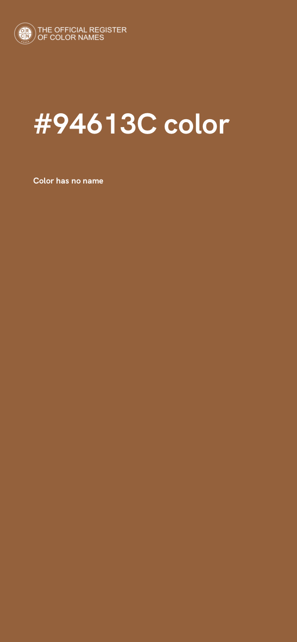 #94613C color image