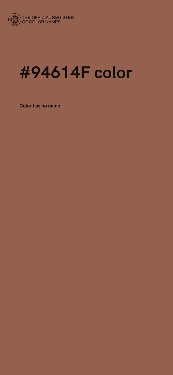 #94614F color image