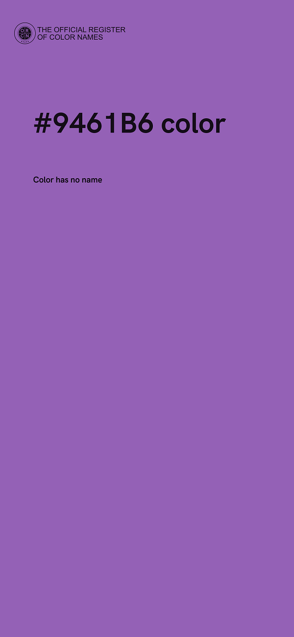 #9461B6 color image
