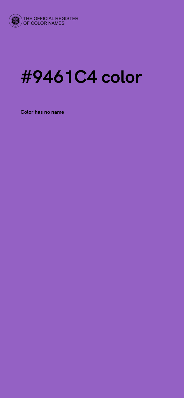 #9461C4 color image