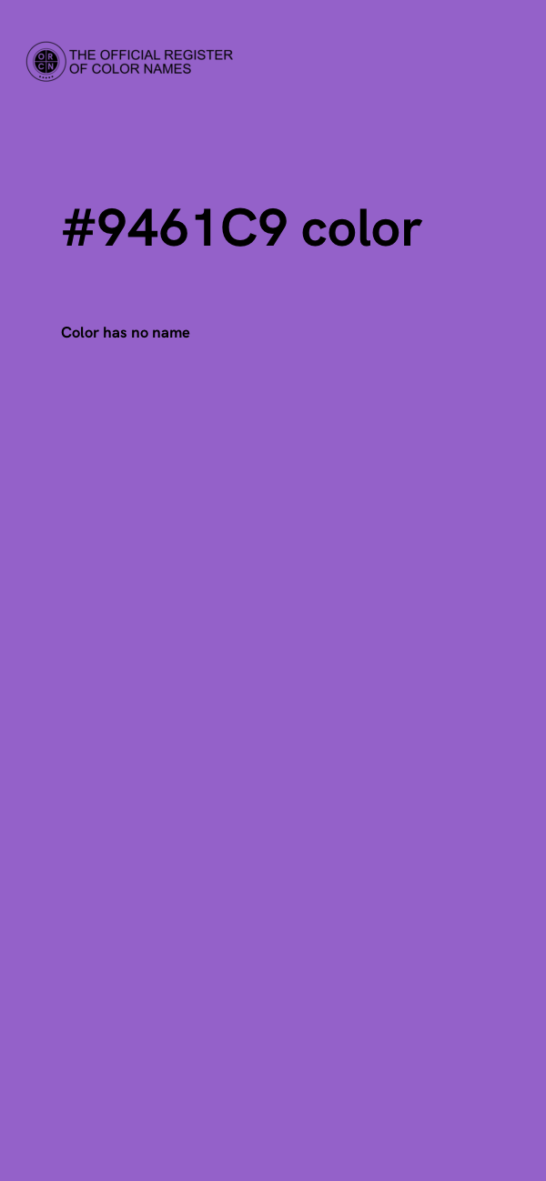 #9461C9 color image