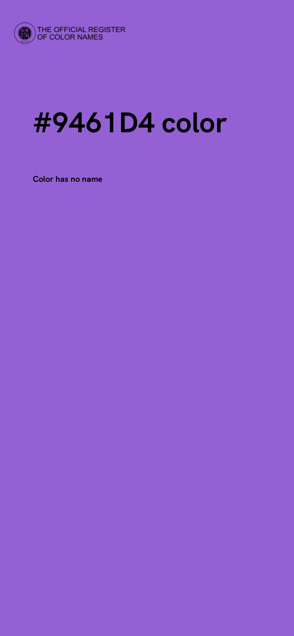 #9461D4 color image