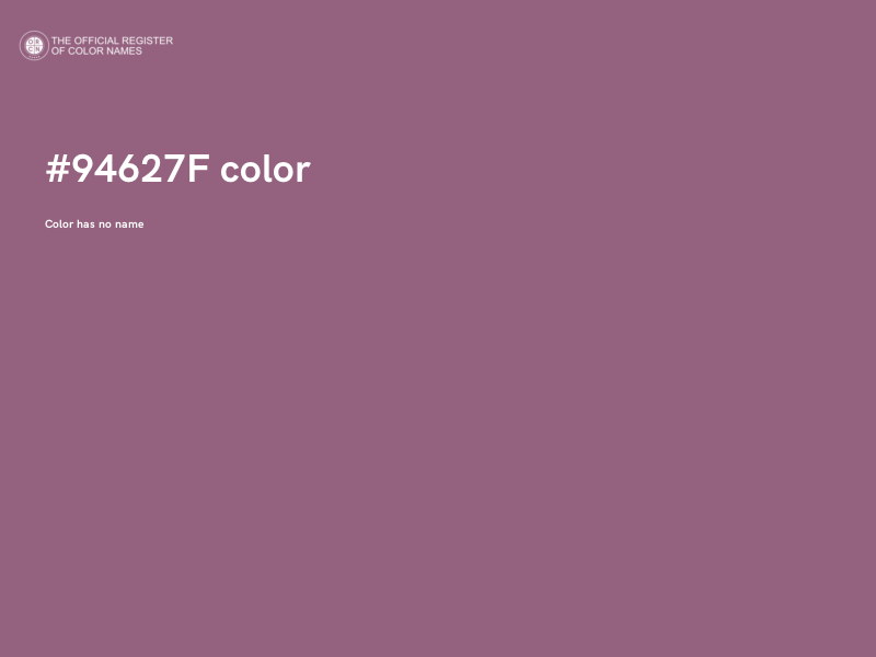 #94627F color image