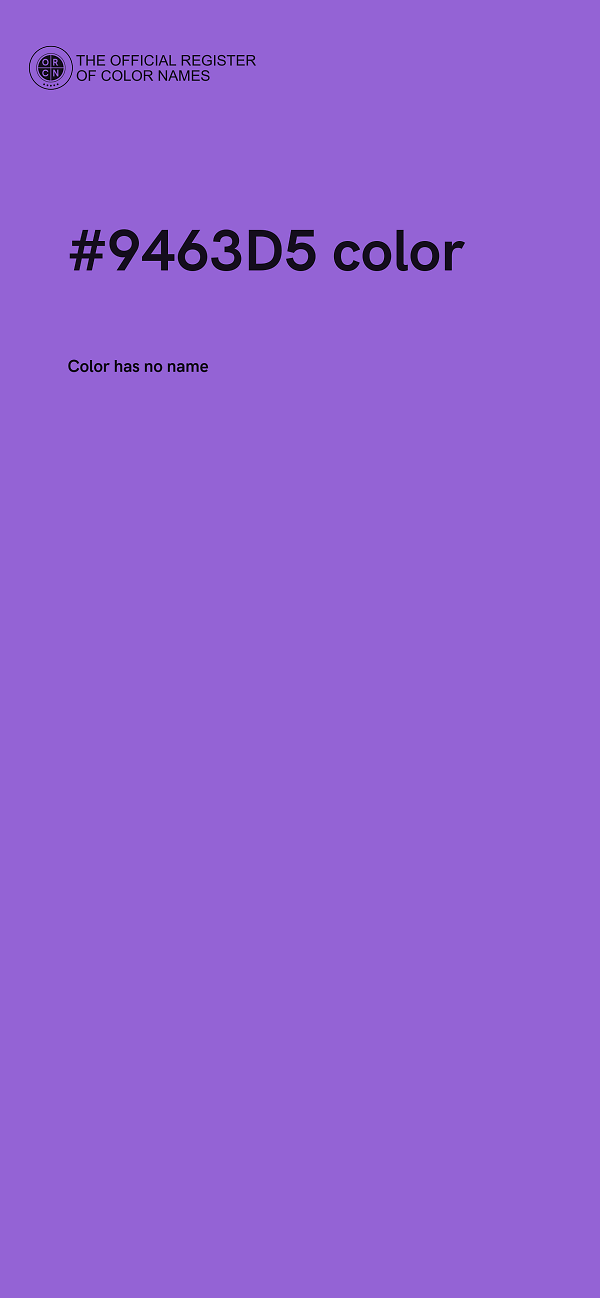 #9463D5 color image