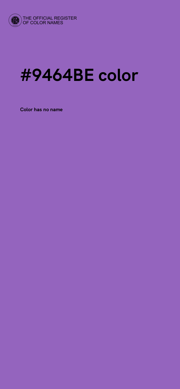 #9464BE color image