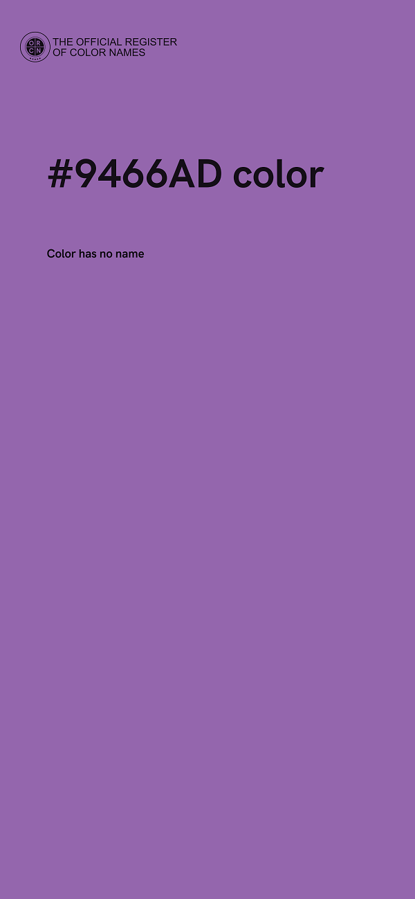 #9466AD color image