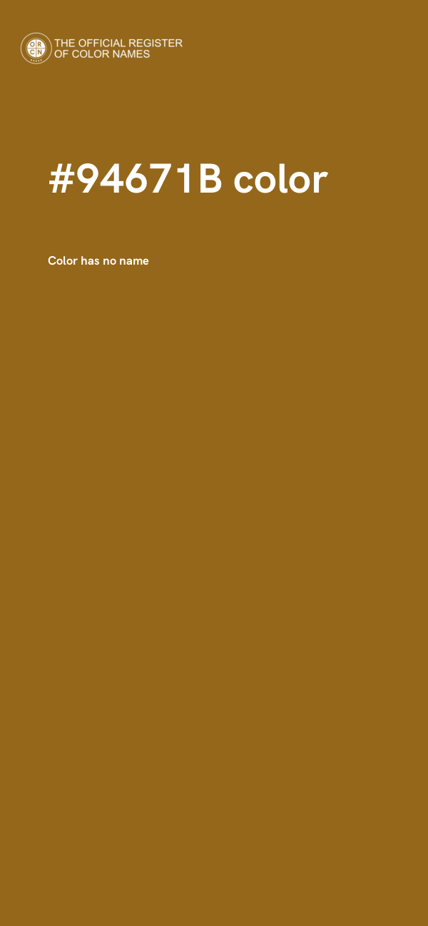 #94671B color image