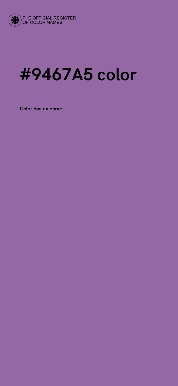 #9467A5 color image