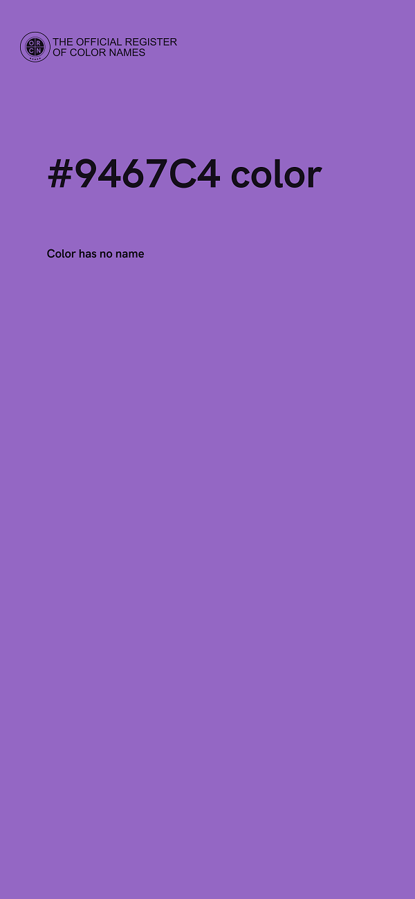 #9467C4 color image