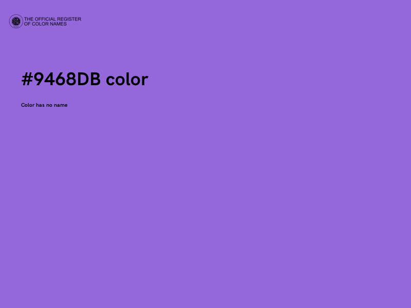 #9468DB color image