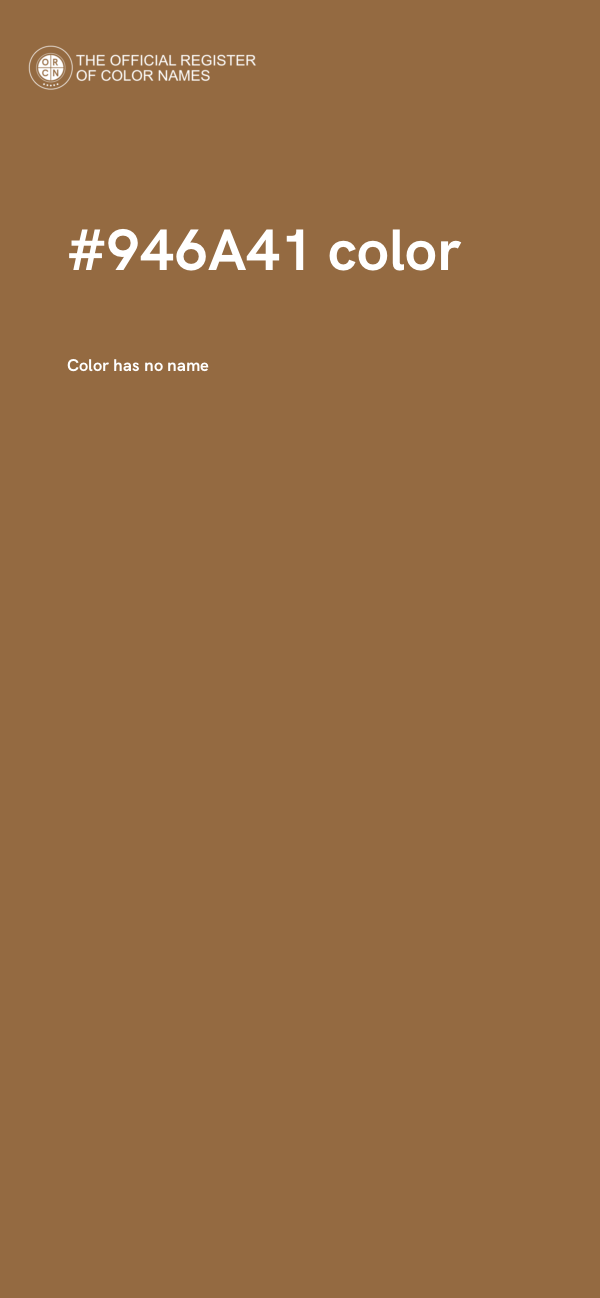 #946A41 color image