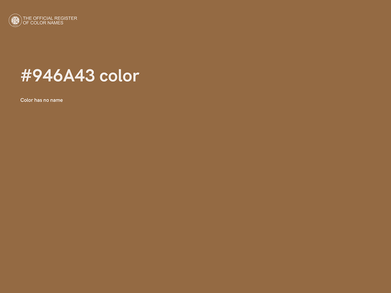 #946A43 color image