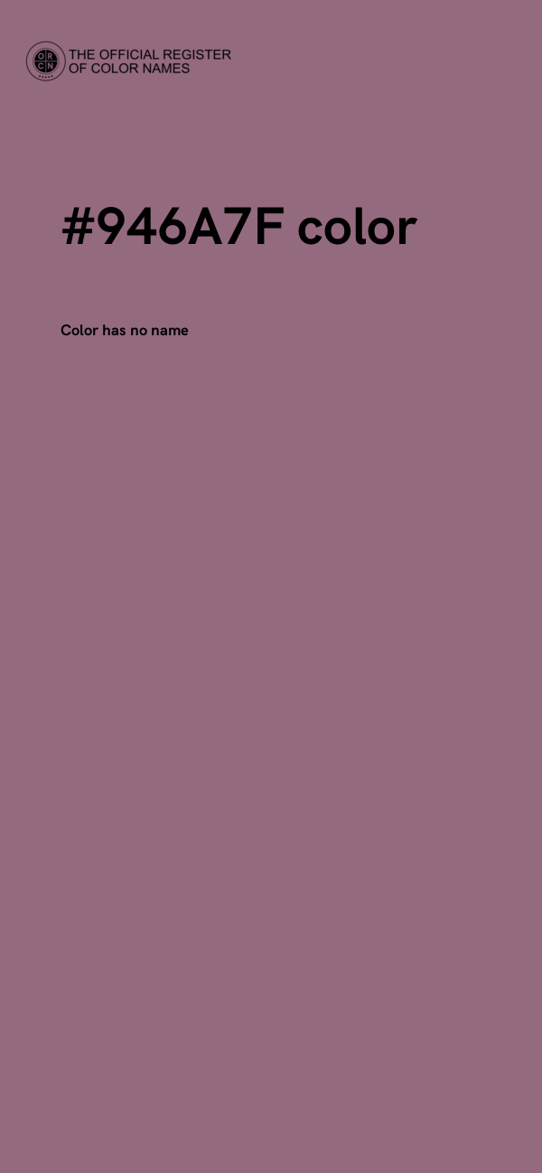 #946A7F color image