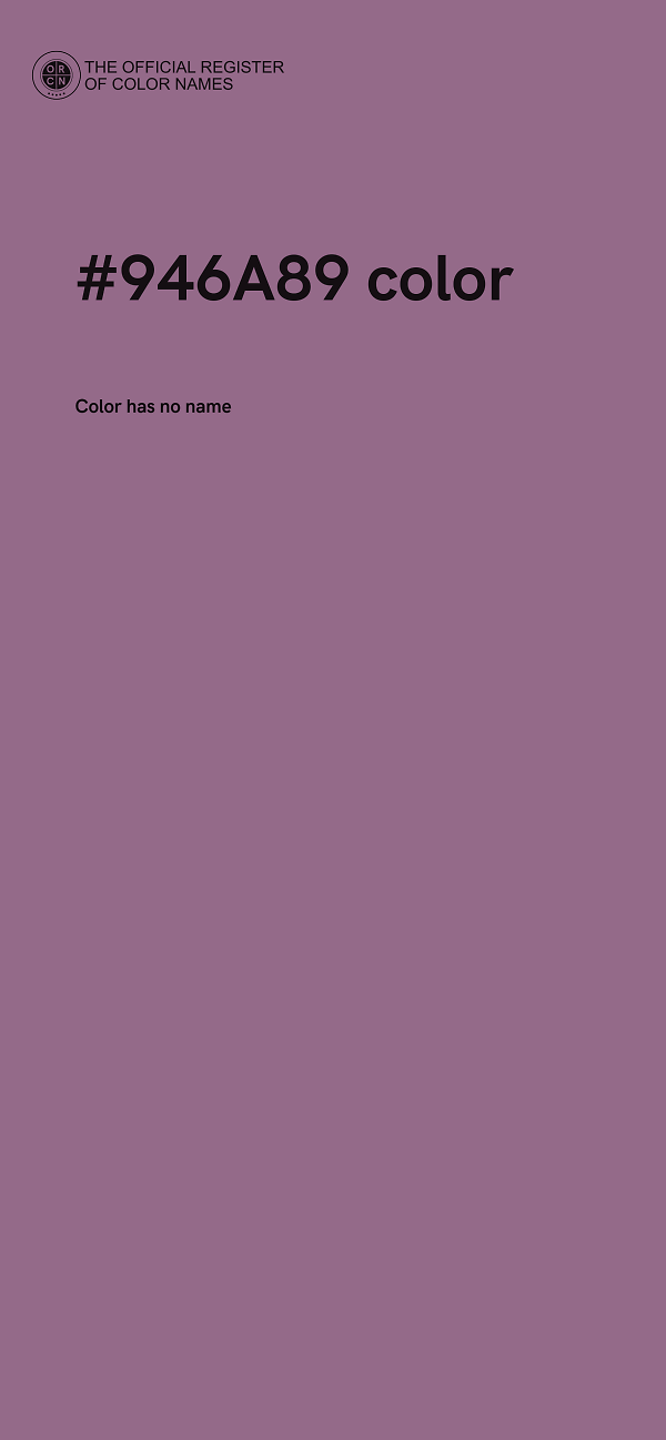 #946A89 color image