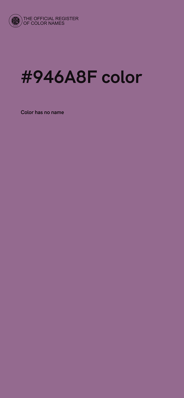 #946A8F color image