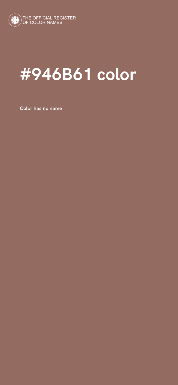 #946B61 color image