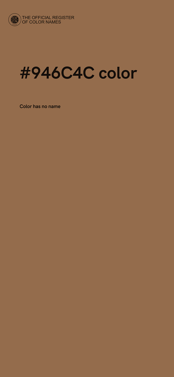 #946C4C color image
