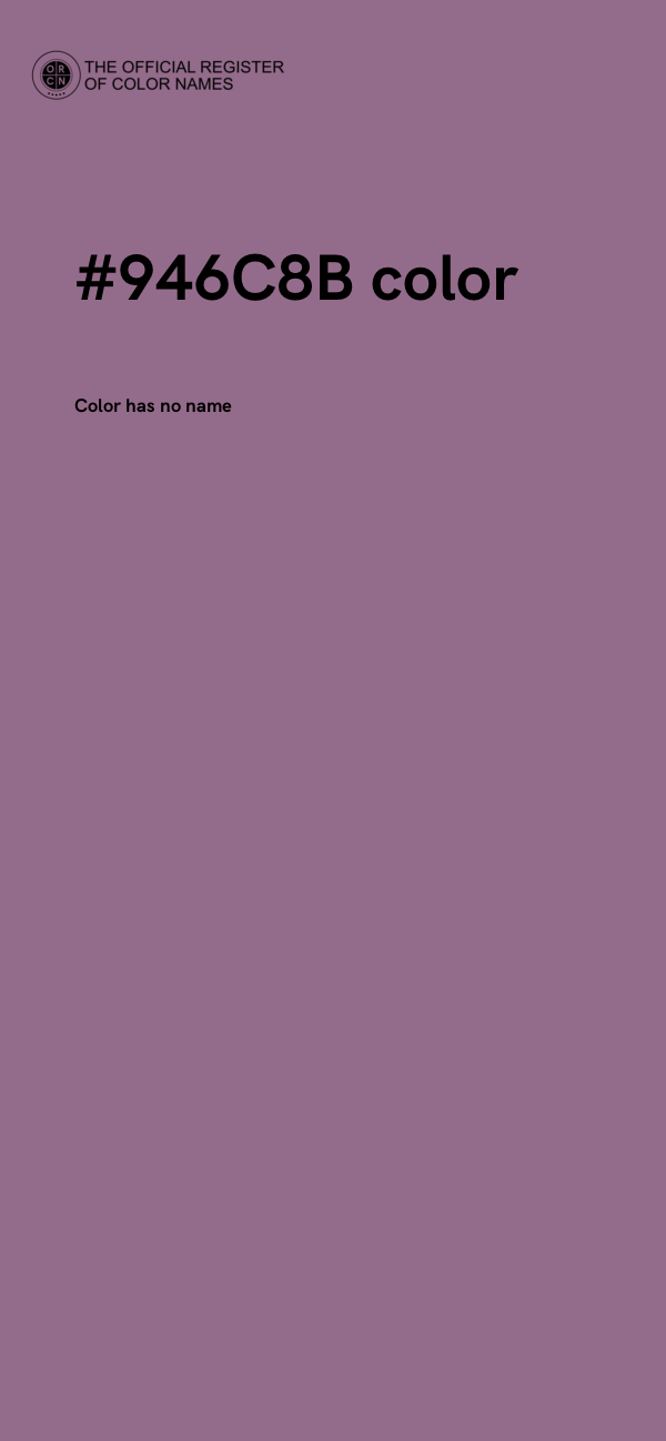 #946C8B color image