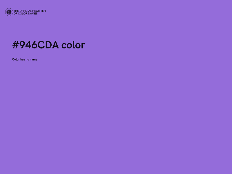 #946CDA color image