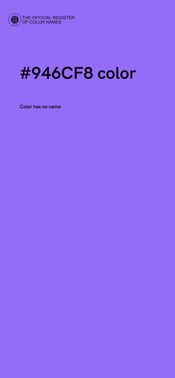 #946CF8 color image
