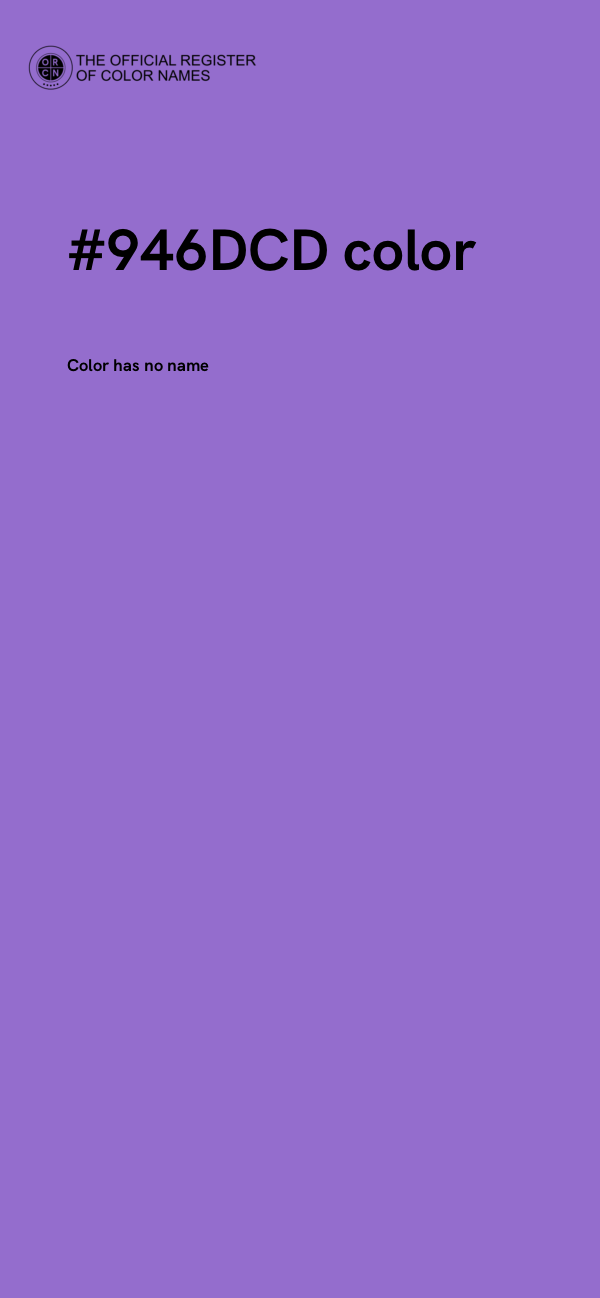 #946DCD color image