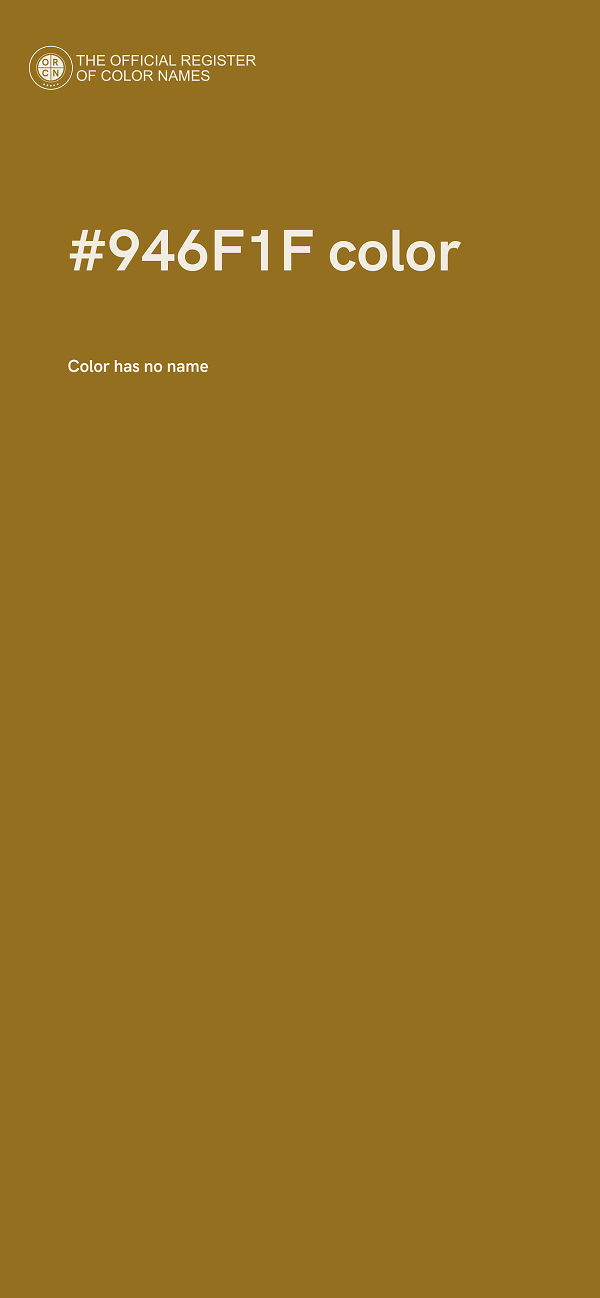 #946F1F color image
