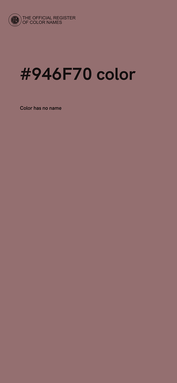 #946F70 color image