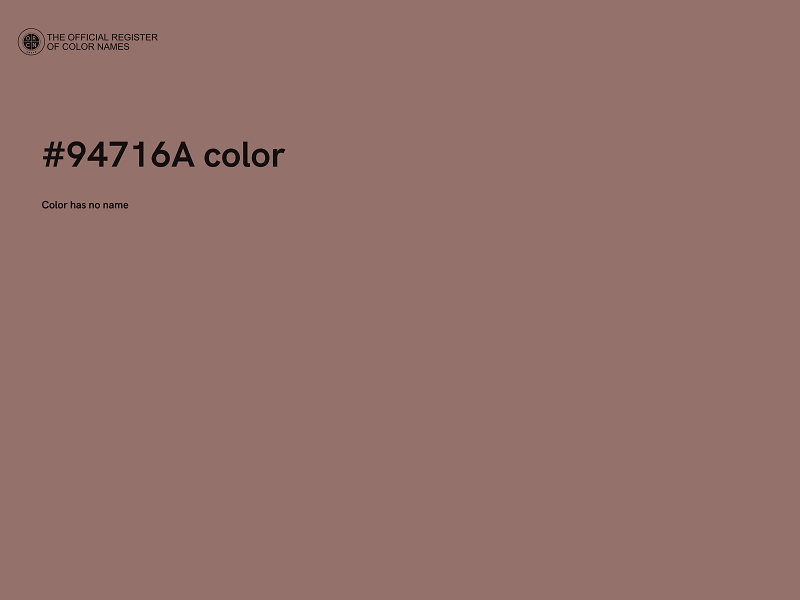 #94716A color image