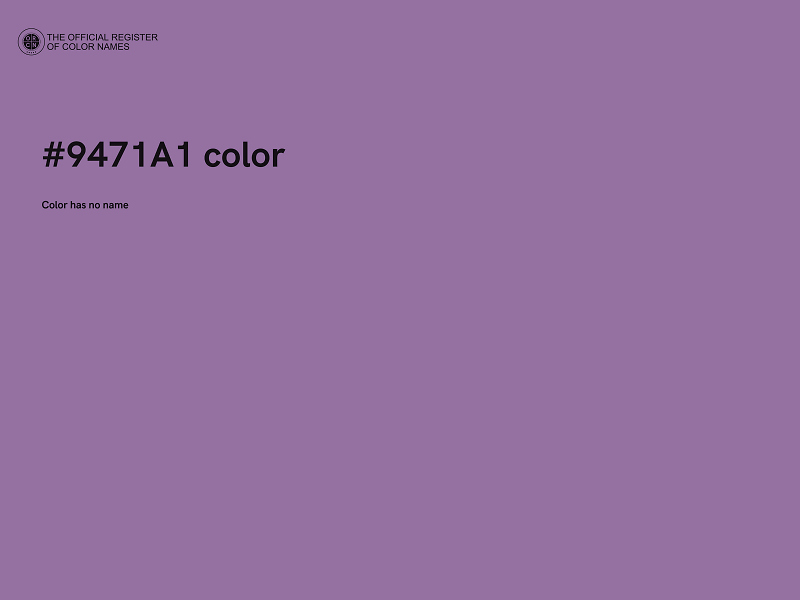 #9471A1 color image