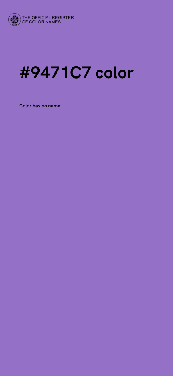 #9471C7 color image