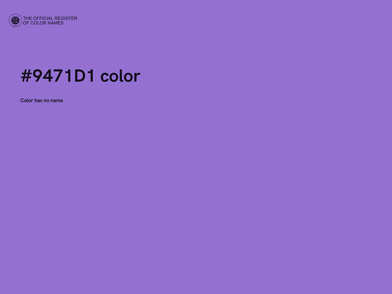 #9471D1 color image