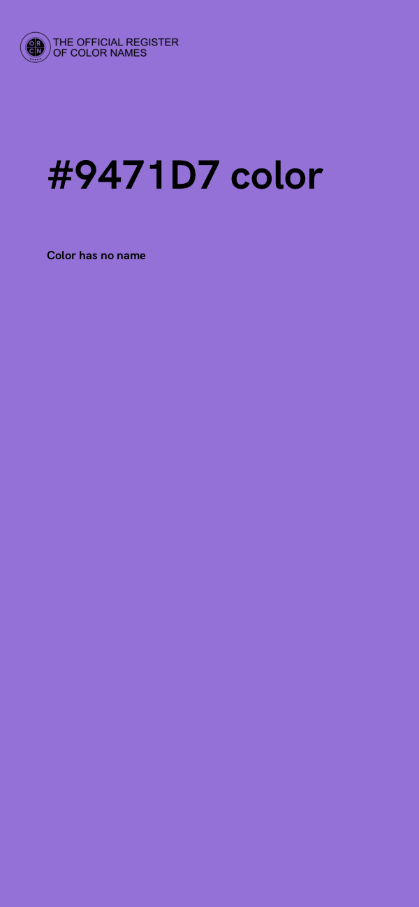 #9471D7 color image