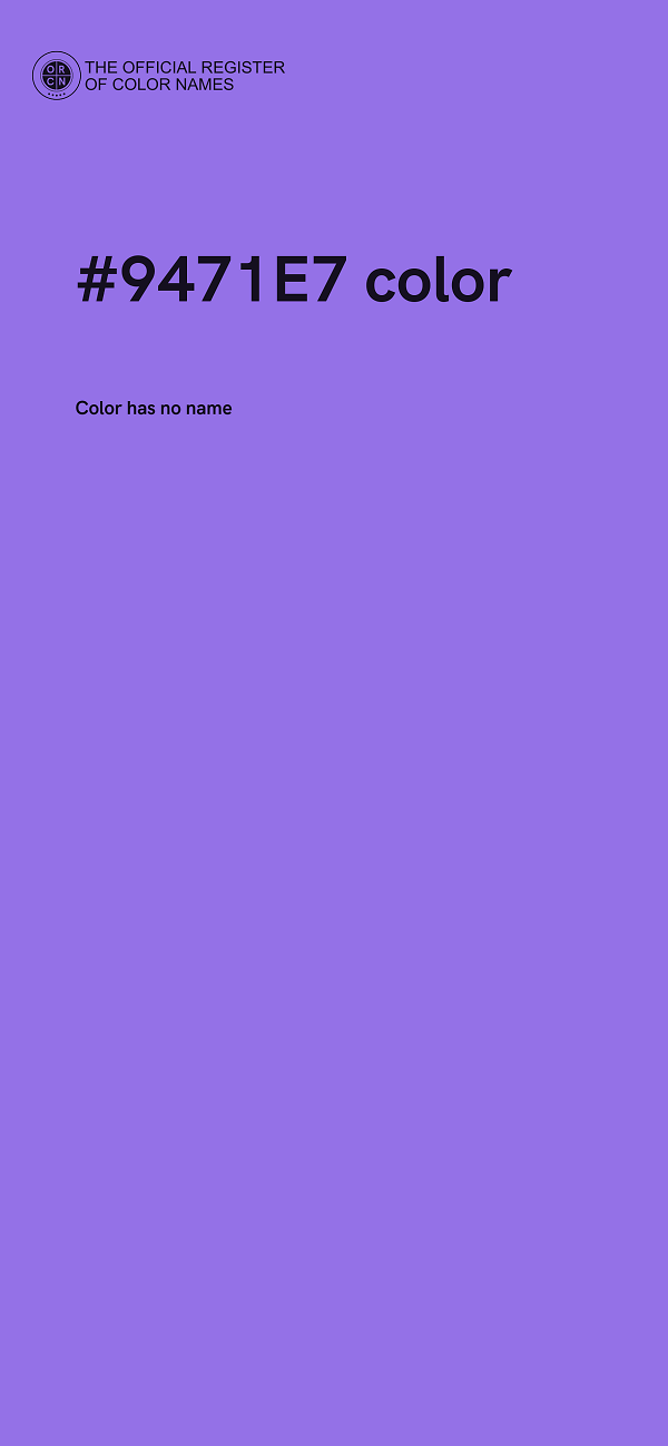 #9471E7 color image