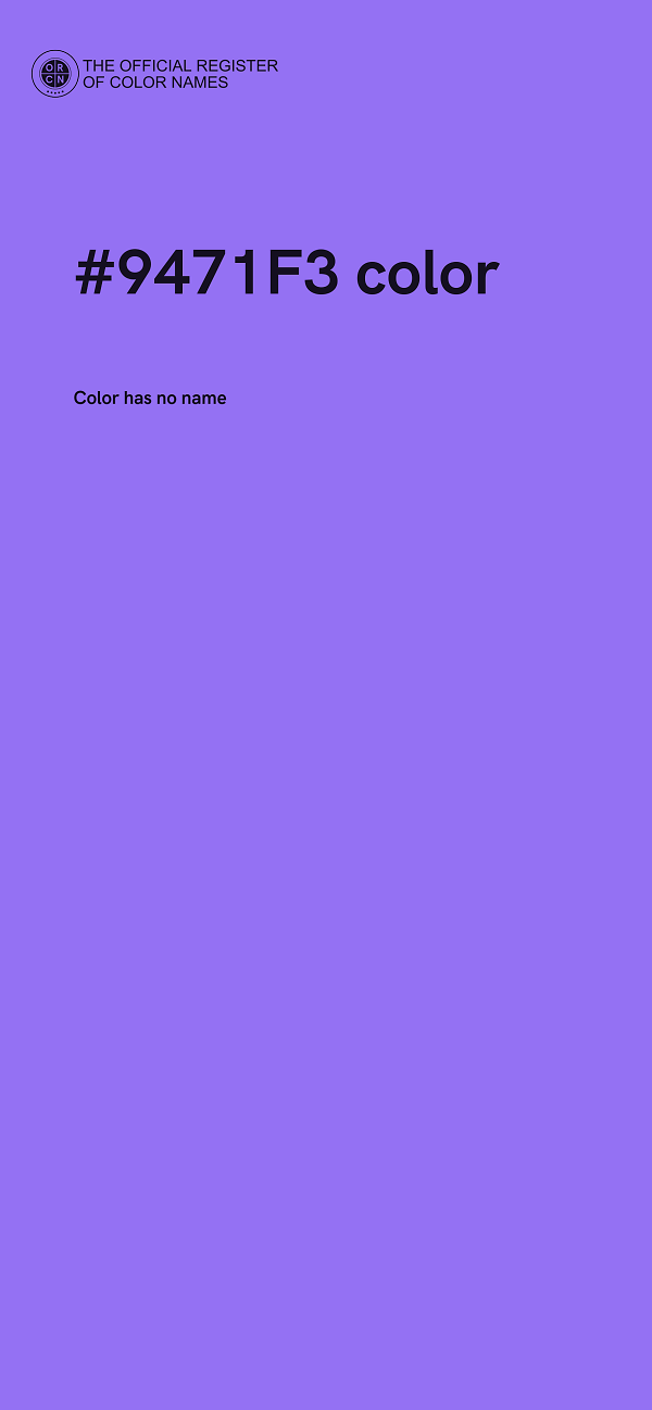 #9471F3 color image