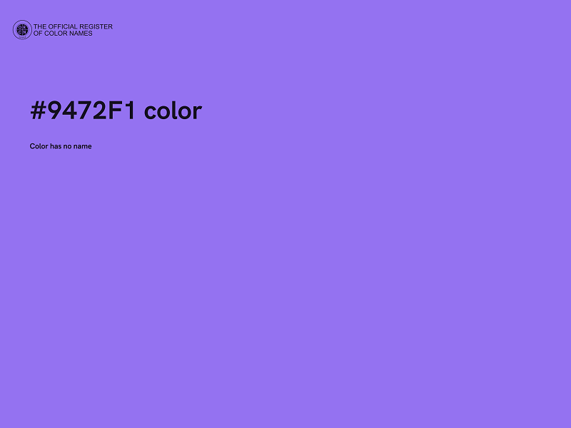 #9472F1 color image