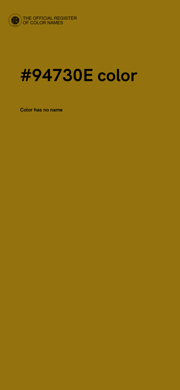 #94730E color image