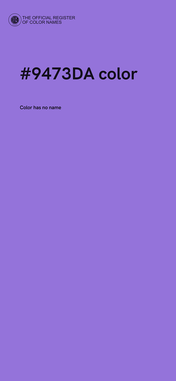 #9473DA color image