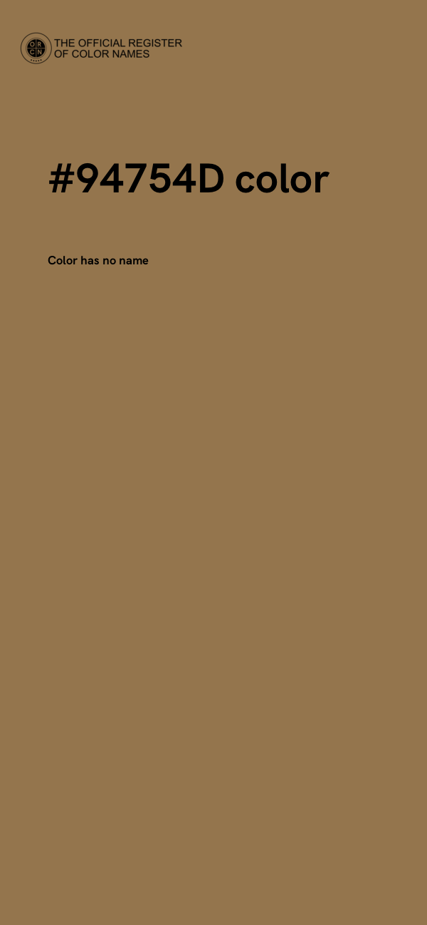 #94754D color image