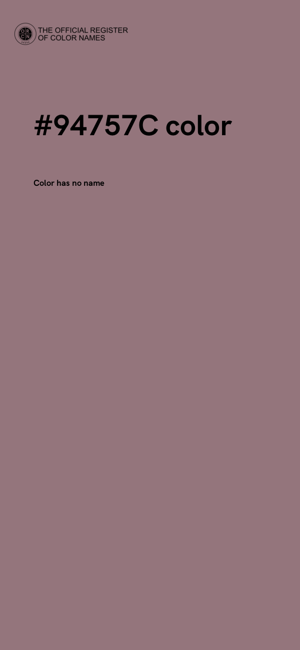 #94757C color image