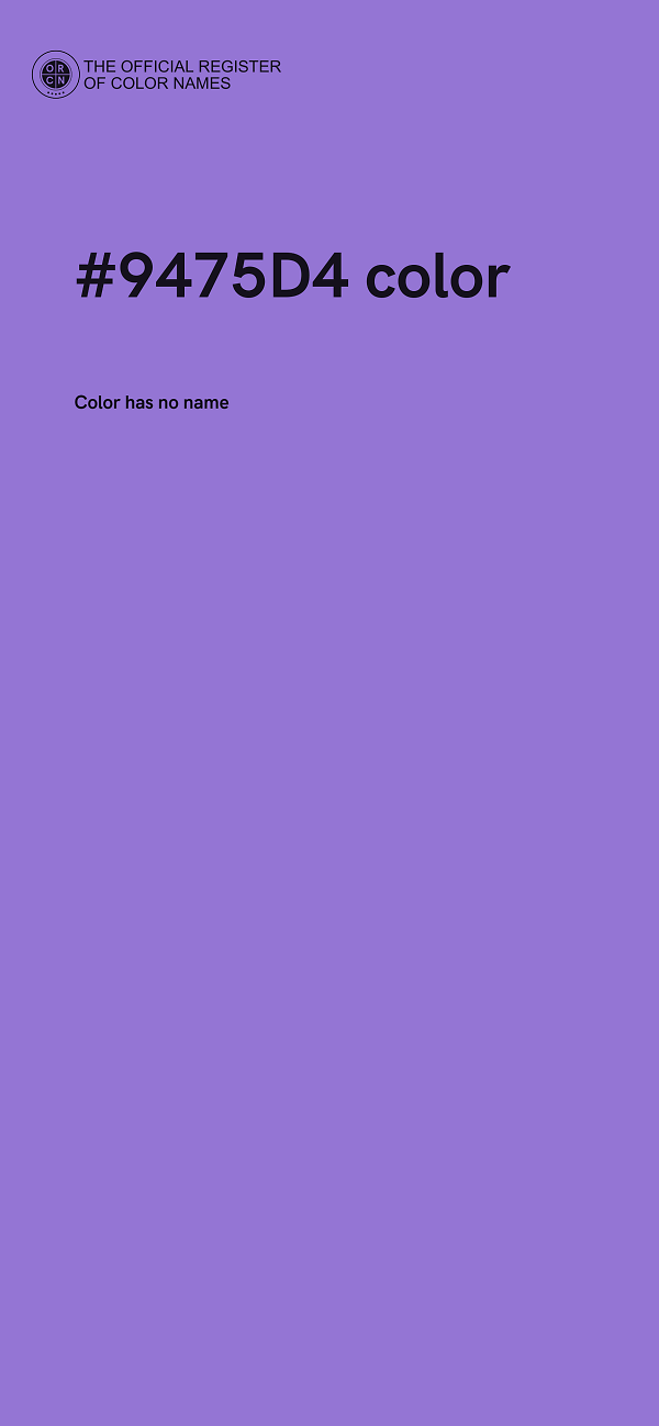 #9475D4 color image