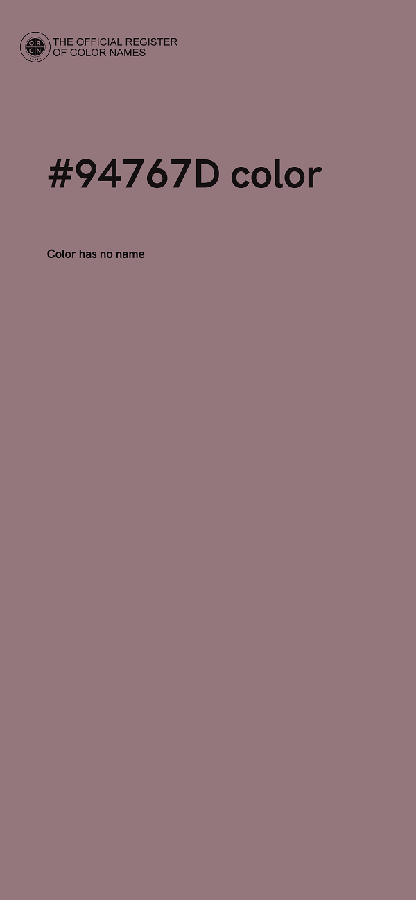 #94767D color image