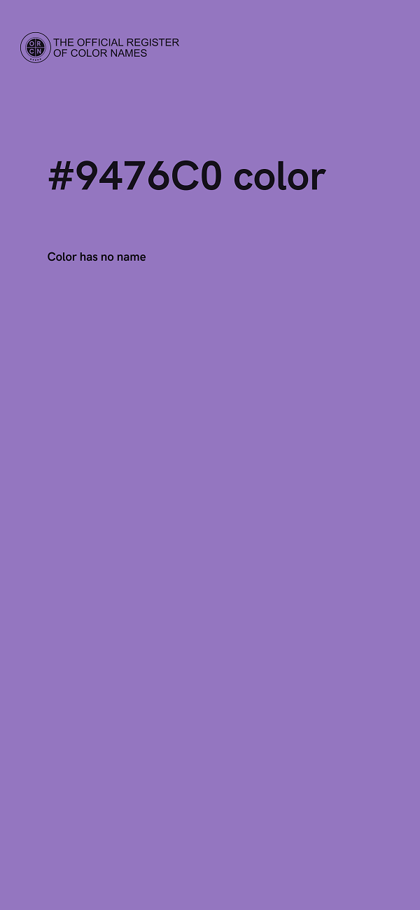 #9476C0 color image