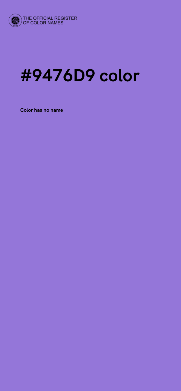 #9476D9 color image