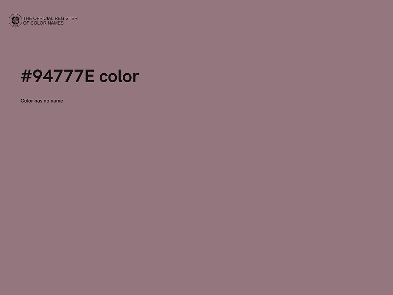 #94777E color image