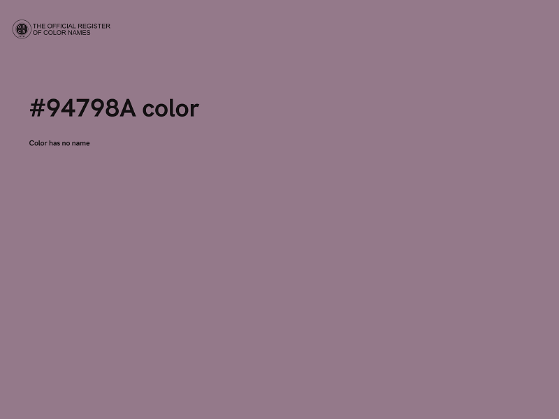 #94798A color image