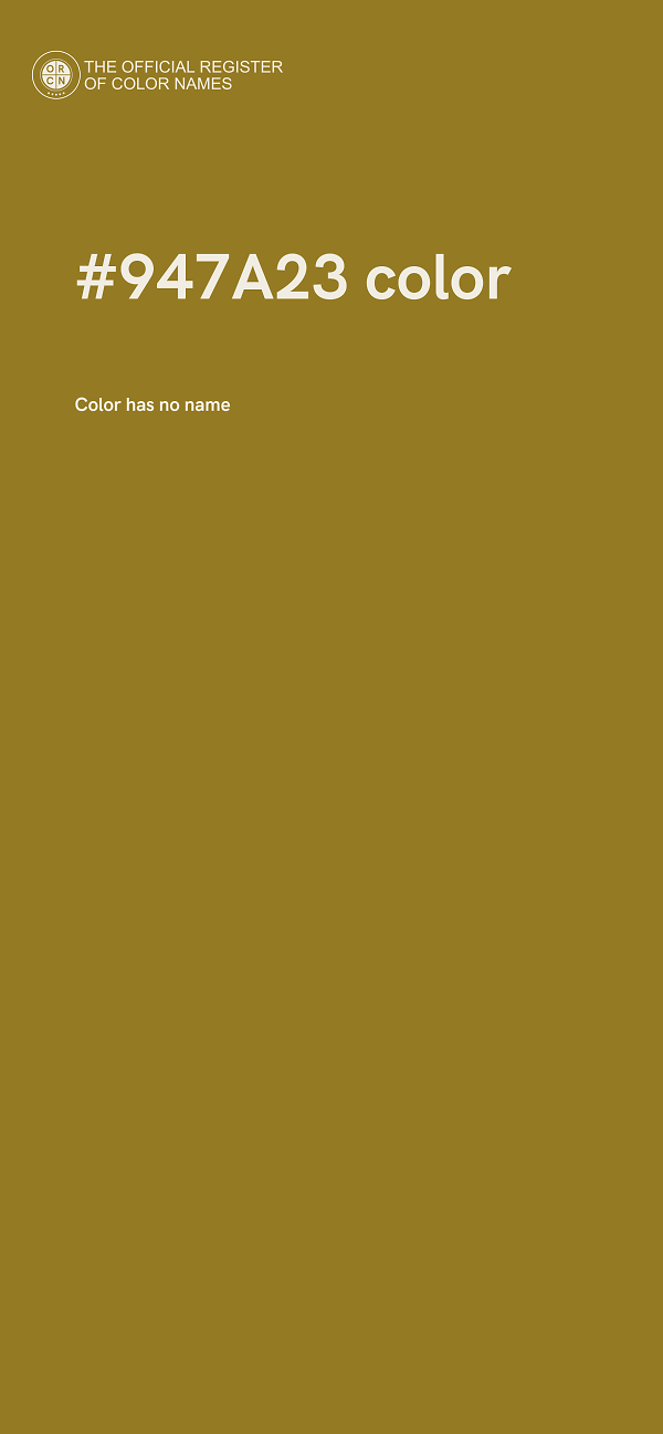 #947A23 color image