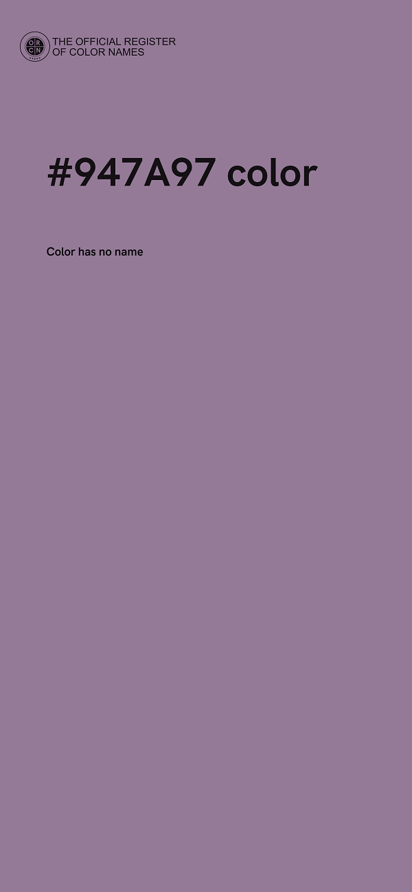 #947A97 color image