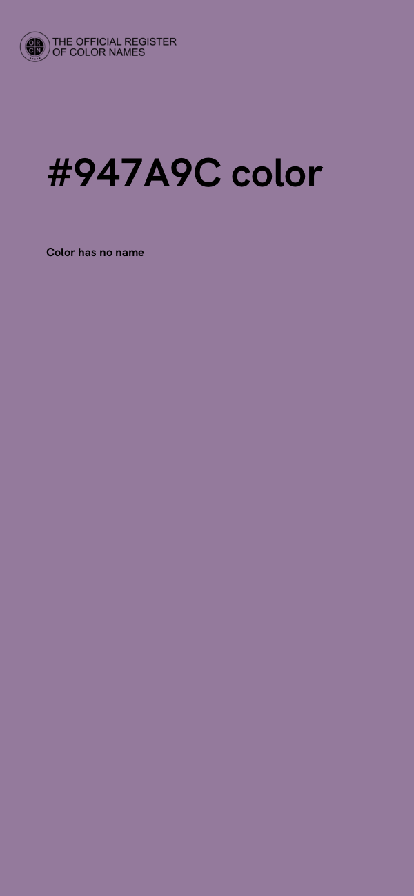 #947A9C color image